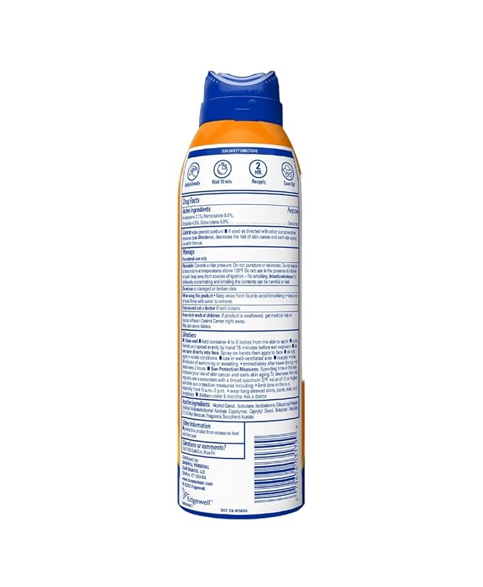 Banana Boat UltraMist Sport Sunscreen, SPF 50 6 oz (Pack of 4)