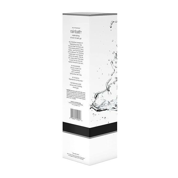 Neutrogena Rainbath Replenishing and Cleansing Shower and Bath Gel, Moisturizing Body Wash and Shaving Gel with Clean Rinsing Lather, Ocean Mist Scent, 32 fl. oz (Pack of 2)