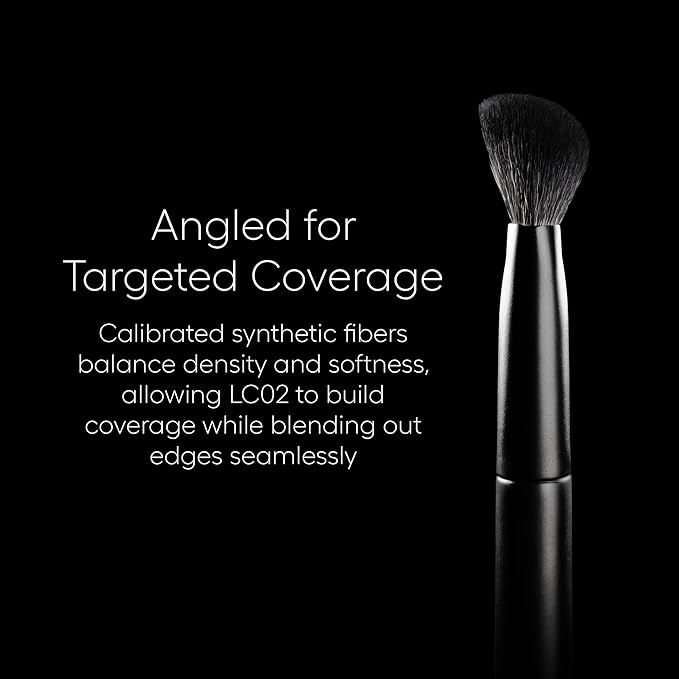 rephr LC 02 Complexion Brush, Synthetic Bristles, Liquid/Cream Blush, Contour & Bronzer Application
