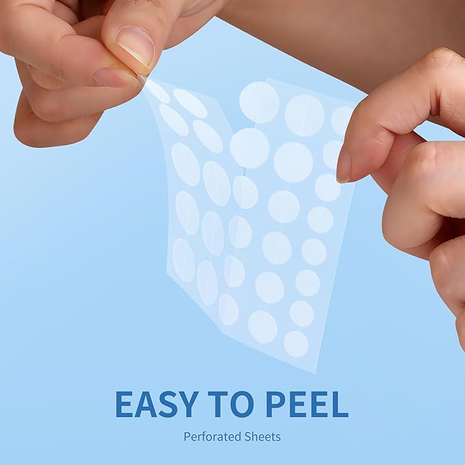 Pimple Patches for Face - 4 Size 560 Counts Hydrocolloid Acne Patches for Covering Zits and Blemishes, Spot Stickers with Salicylic Acid, Tea Tree Oil & Calendula Oil