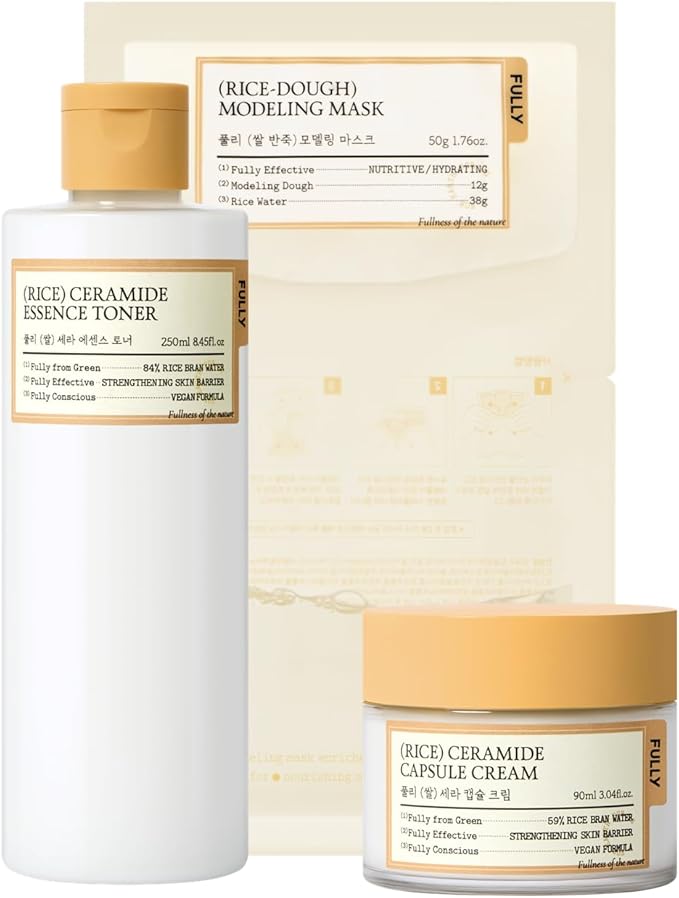 FULLY Rice Deep Glowy Moisturizing Set, Elasticity