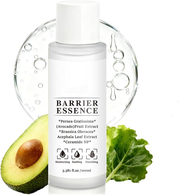 Barrier Enhancing Toner to Essence, Daily Skin Barrier Care Serum for Sensitive Skin, Hydrating Soothing Essence Toner with Ceramide, Deep Hydration & Silky Finish, 3.381 fl. oz