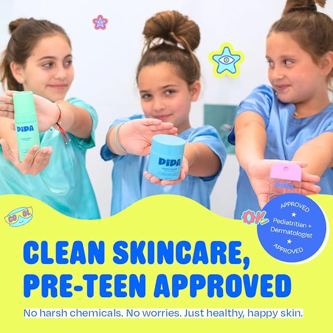 Pipa Sun-Sational 100% Mineral Daily Sunscreen SPF 30, 50 ml | Liquid Everyday Face Lotion with Zinc Oxide | Unscented & Gentle for Sensitive Skin | Kids & Tweens Skin Care Easter Basket Stuffers