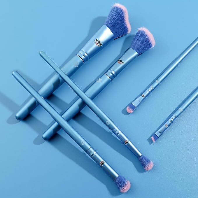 Stitch Stuff Stitch Gifts for Girls Makeup Brushes Gift Box Magic Eye Shadow Eyeliner Blending Lip Brush Anime Cosmetic Brush Set Collection