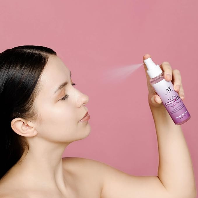 BEMT Rose Water Face Mist – Hydrating & Refreshing Toner Spray for All Skin Types | Natural Rose Fragrance, Gentle Daily Mist (100 ml)