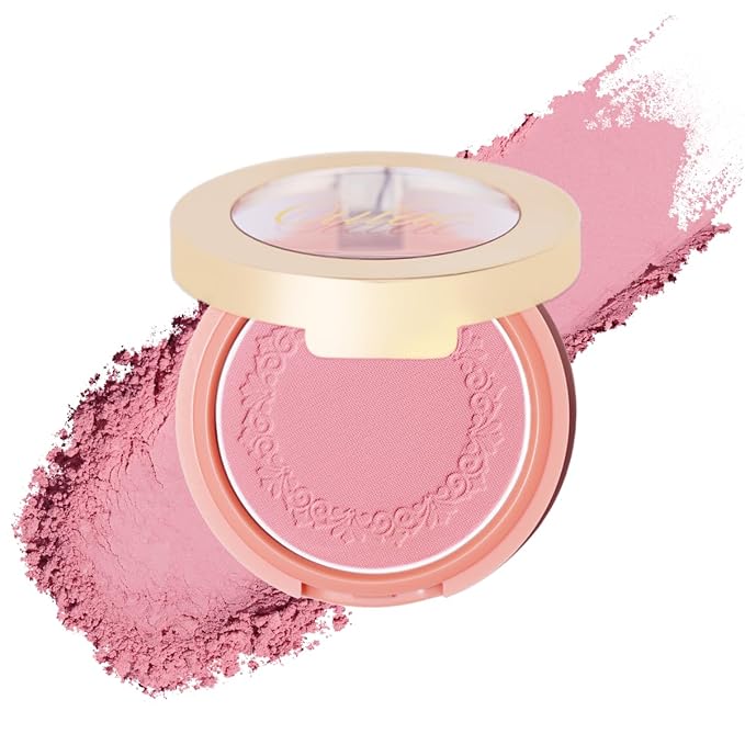 Oulac Baby Pink Blush Makeup| Highly Pigmented Cream Blush| Natural Matte Finish| Shape & Highlight Face| Cruelty-Free Vegan blush 4.8g