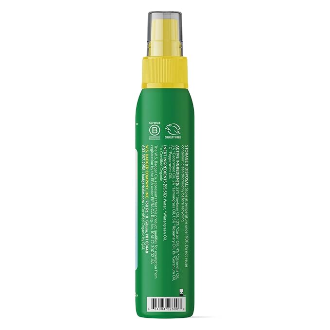 Badger Mineral Sunscreen & Bug Spray Combo - SPF 40 Reef Safe Sport Sunscreen w/Zinc Oxide & DEET-Free Natural Insect Repellent
