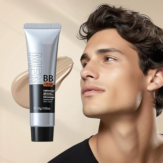 BB Cream With SPF 15-1.41oz Hydrating & Concealing Glow Foundation + CC cream, Sunscreen Tinted Lotion, Long-Lasting, Oil-Control, Pore-Hiding Beauty Balm, Tinted Moisturizer
