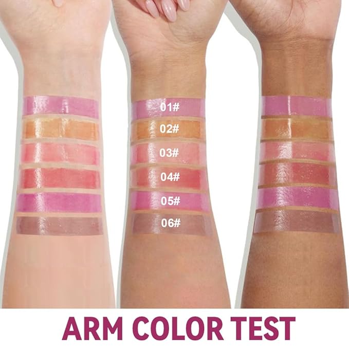 Summer Lip Butter Lip Balm Glow Reviver Lip Gloss, Melting Lip Serum, Ultra-Hydrating Natural Vegan Lip Balm, Sheer-Tinted Shine & Hydration, Soothes & Softens Dry Lips (Nude Pink)