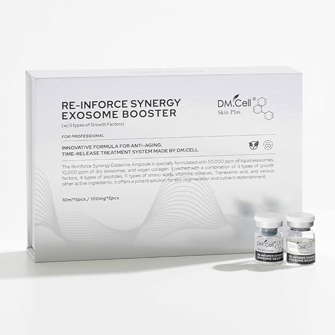 Generic Exosome ampoule (Dry ampoule 100mg*5pcs, Liquid ampoule 5ml*5pcs) - Korean Skincare, Exosomes for skin