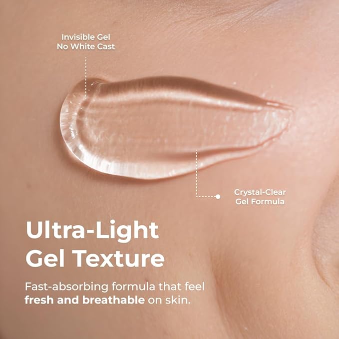 Puréel UV Clairé SPF 50 Sunscreen For Face – Clear & Invisible - No White Cast - Oil Free - Lightweight - Non-Sticky - UVA/UVB Protection For All Skin Types & Tone - 1.7 fl. oz