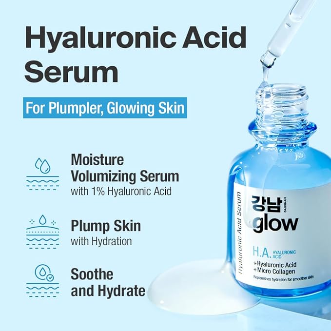 Skin-Moisturizing Solution Duo - Multi-Peptide Toner for Face 5.07fl oz & Hyaluronic Acid Serum 1.01fl oz I Korean Skincare I Special Gifts for Women