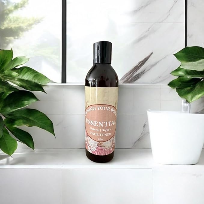 Essential Face Toner – Natural Hydration & Skin Balancing Formula – Refreshing Facial Toner for Clear, Radiant & Healthy Complexion