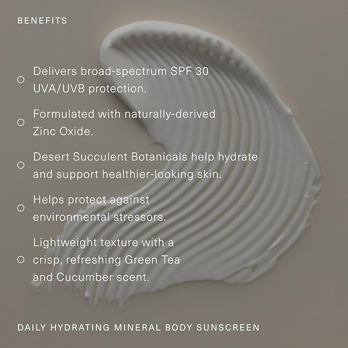 Oak Essentials Daily Hydrating Mineral Body Sunscreen