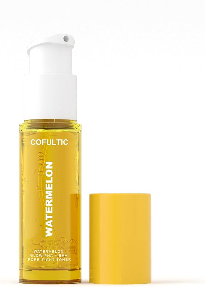 Cofultic Watermelon Pore-Tight Toner, PHA + BHA Face Toner, Gentle Facial Exfoliator for Tightening(50ml)