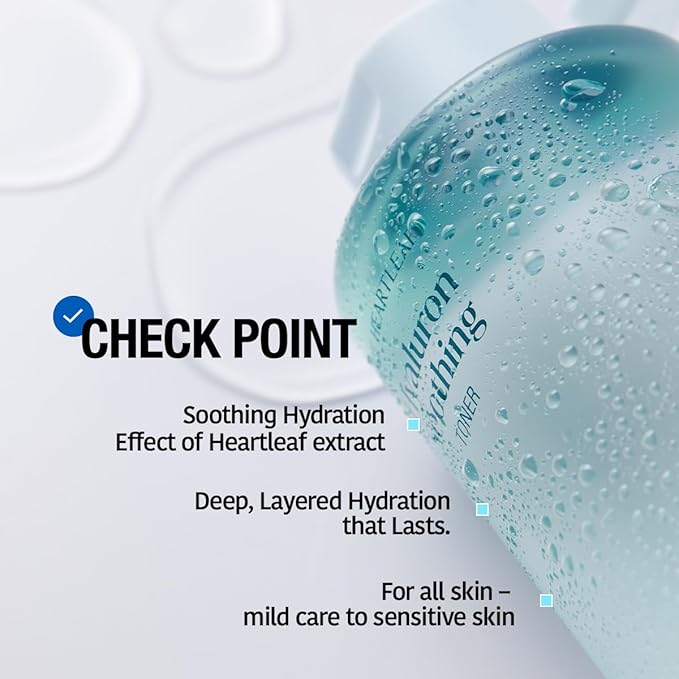 [Bundle] GOODAL Heartleaf Hyaluron Soothing Line - Toner & Cream