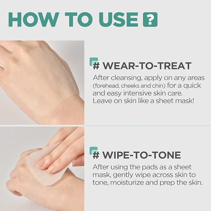MEDIHEAL Toner Pad Madecassoside for Blemish Care Improve Uneven Skin Tone, Retinol Collagen for Skin Lifting Firming Face Pads, 100 Pads