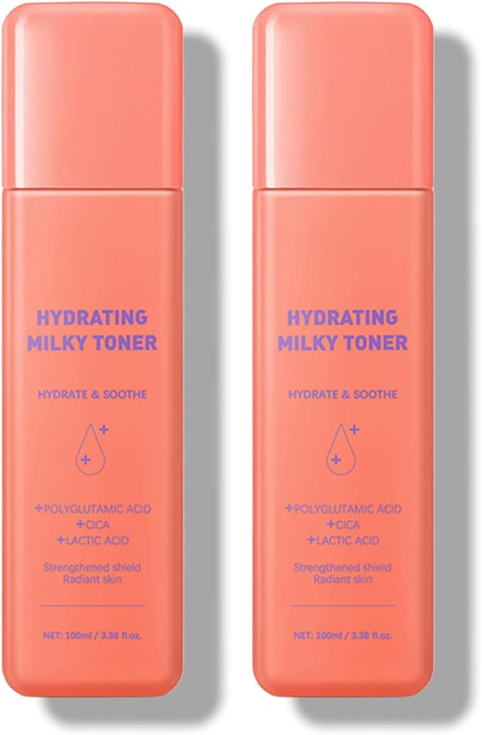 Milky Toner for Face - Hydrating & Soothing Facial Toner with Dewy Finish, Skin Barrier Support Formula for All Skin Types, Non-Sticky Makeup Prep 3.38 fl oz/100ml (2)