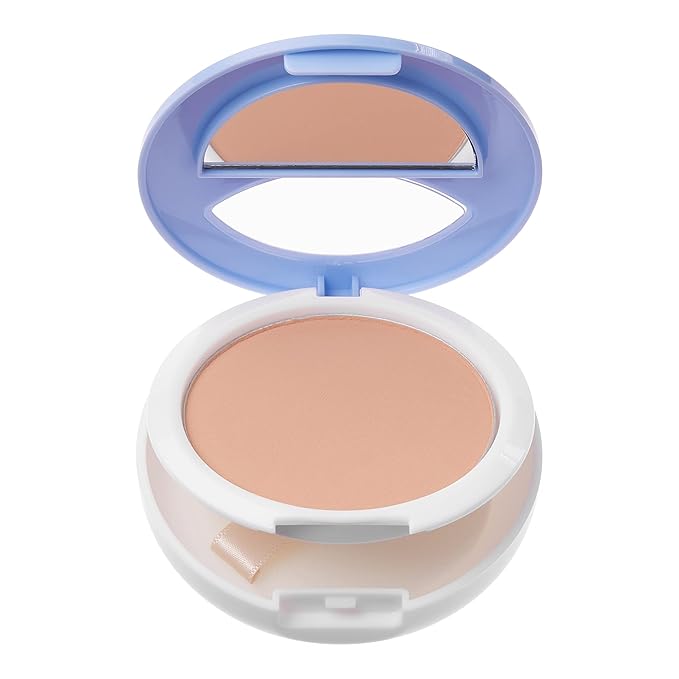 Ruby Kisses No More Blemish Face Powder with Salicylic Acid Korean Makeup Matte Finish Full Coverage Pressed Powder (Rich Tan)