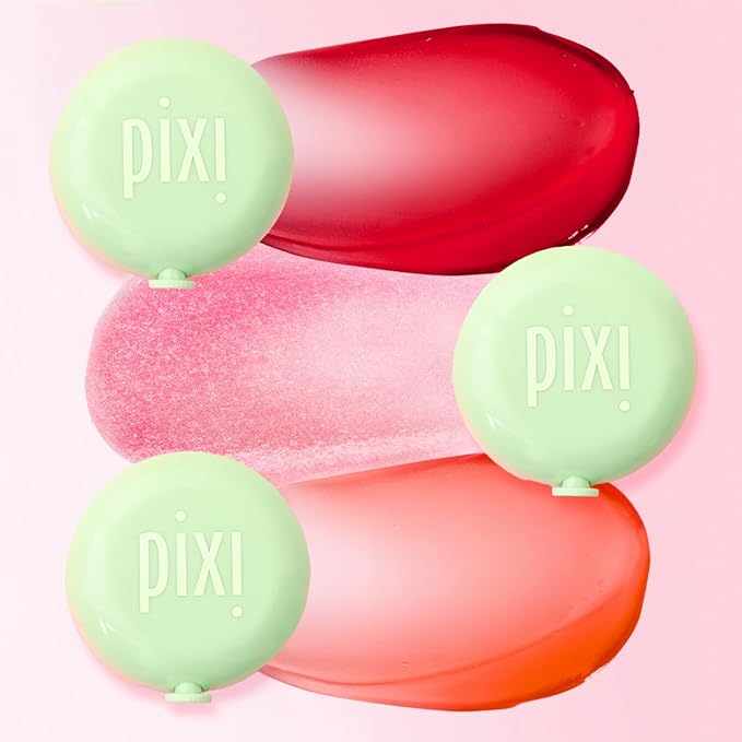 Pixi Beauty LipMask | Tinted Hydrating and Moisturizing Lip Balm Jelly |Lip Gloss Infused with Camellia, Jojoba and Pomegranate | Amore |0.3 fl.oz / 8 g