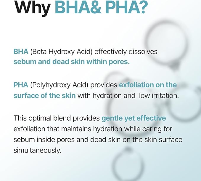 MEDITHERAPY BHA PHA Routine Toner – Gentle Daily Exfoliating with 2% PHA & 0.49% BHA, Hydrating Water Toner for Smooth Texture, Clear Pores & Better Absorption, Fragrance-Free