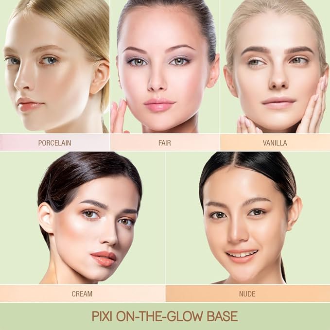 Pixi Beauty On-the-Glow Base| Tinted Moisturizer Foundation Stick | Cream: Fair/light, neutral shade| 0.6 oz / 19g