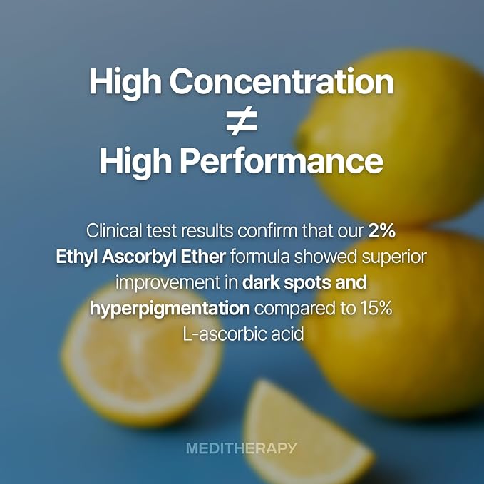 MEDITHERAPY Vitamin C Serum for Face – Micro-Bubble Formula for Instant Absorption, Visibly Radiant Glow – Advanced Vitamin C, Non-Irritating AM/PM Use for Sensitive Skin – 3.38 fl oz