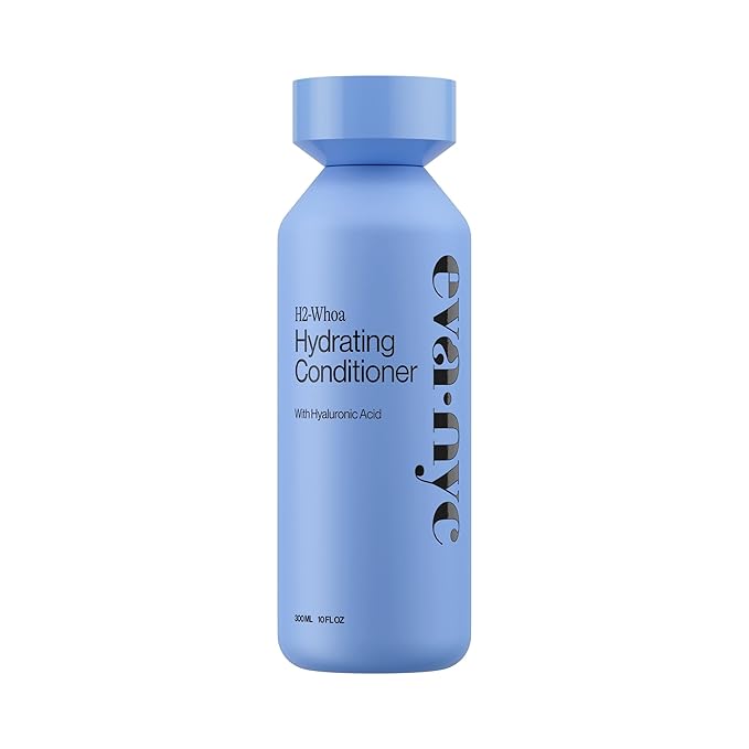 Eva NYC Hyaluronic Acid Hydrating Conditioner - Adds Moisture, Softness and Shine - Deep Conditioner for Dry Hair - 48 Hour Hydration - Restore Moisture for All Hair Types - Jasmine Scent - 10 fl oz