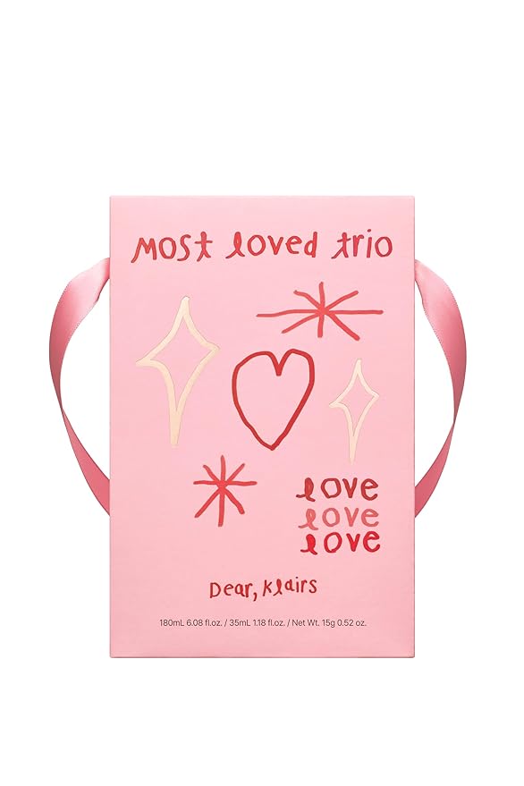 DearKlairs Most Loved Skincare Set - Unscented Toner, Vitamin Serum, E Mask | Korean Glass Skin Routine | Sensitive Skin-Friendly, Valentines Gifts for Women, Hydrating, Revitalizing