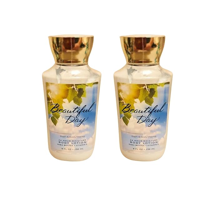 Bath and Body Works Gift Set of of 2 - 8 Fl Oz Lotion - (Beautiful Day)