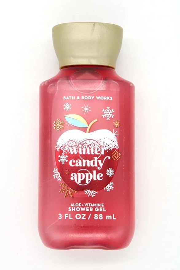 Bath & Body Works Travel Size Shower Gel 3.0 oz (Winter Candy Apple)