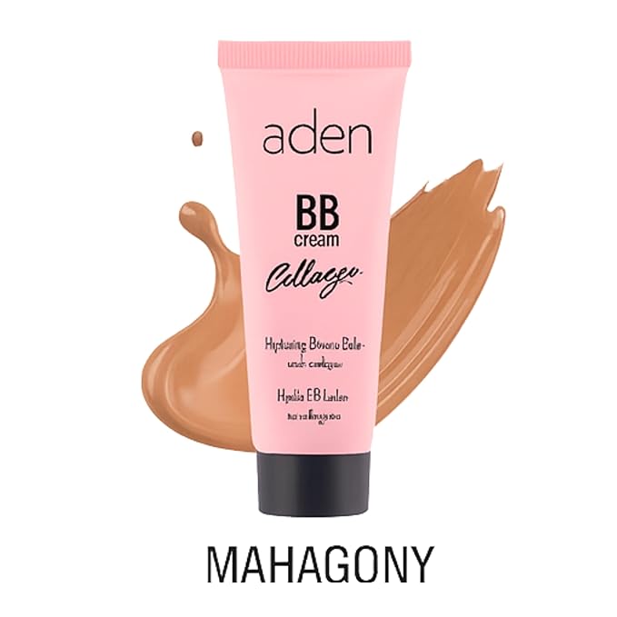 aden BB Cream Tinted Moisturizer with SPF 15–30 ml Hydrating Face Moisturizer with SPF & Collagen - acne BB Cream Foundation & Tinted Sunscreen for face – Natural Coverage Made in Europe 04