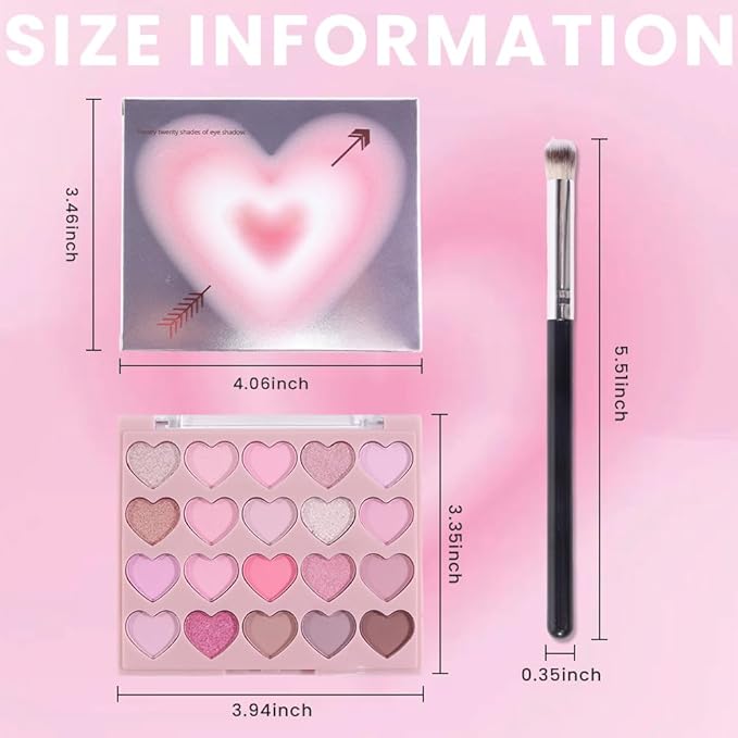 SUAKE Nude Pink Eyeshadow Palette, Matte & Shimmer, High Pigmented 20 Colors Brown Purple Eye Shadow Primers for Eye Makeup, Korean Powder Palet de sombras de ojos (02#-PINK-20 COLORS)