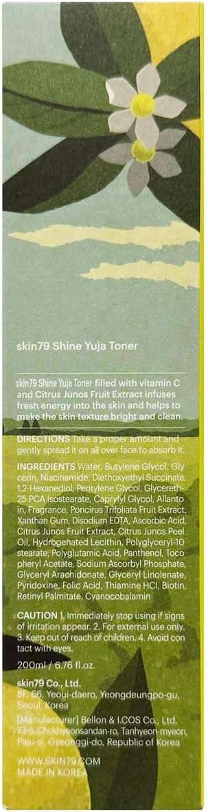 Skin79 - Shine Yuja Toner, VITA-C Formula, and Vitalizing