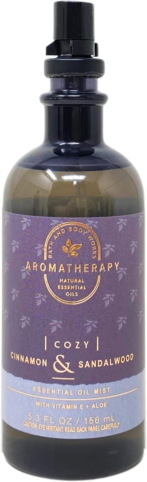 Bath & Body Works Aromatherapy Cozy Cinnamon & Sandalwood 3 Pack Essential Oil Mist with a Lavender Dream Soap - Full Size