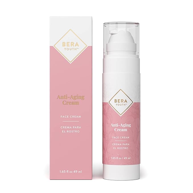 Anti-Aging Cream, Facial Moisturizer, With Plant Stem Cells, Helps Reduce Wrinkles, 100% Natural Ingredients, Cruelty Free, by L’Eudine