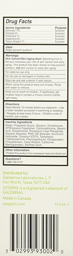 Daily Facial Moisturizer with sunscreen SPF 50+, 1.7 oz