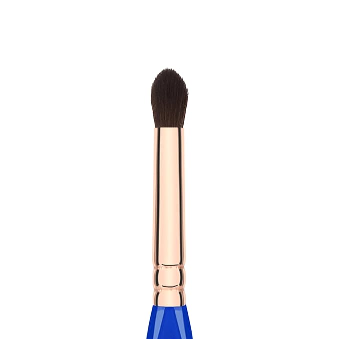 Bdellium Tools Professional Makeup Brush - Golden Triangle Series 781 Crease - With All Vegan and Soft Synthetic Fibers, For Eye Crease (Blue, 1pc)