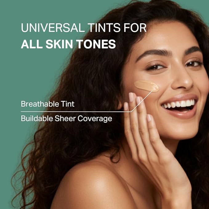 Y’OUR Tinted Moisturizer: Hydrating & Anti-Aging SPF 30 with Dewy Finish; Sheer Buildable Coverage; Oil-Free for Dry, Oily & Combo Skin; 1.35 fl. oz, Made in USA (Medium)