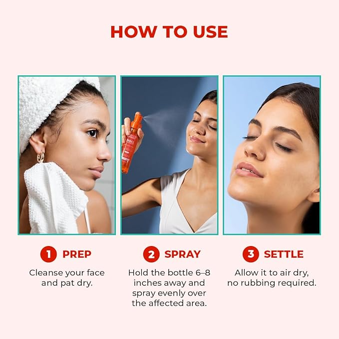 Conscious Chemist HOCL Skin Relief Face & Body Spray Soothing & Repairing Toner Hypochlorous Acid Mist for Quick Relief from Body Odour,Acne, Redness & Irritation Soothes Skin,100 ml (Pack of 1) Clear