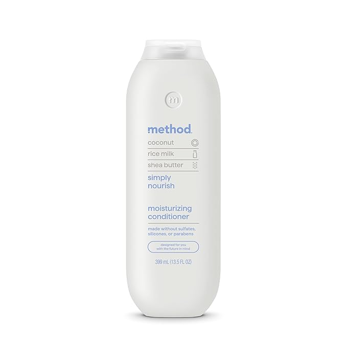Method Moisturizing Conditioner, Simply Nourish - Revitalizes Dry Hair, Safe for Color-Treated Hair - Sulfate Free and Cruelty Free - 13.5 oz