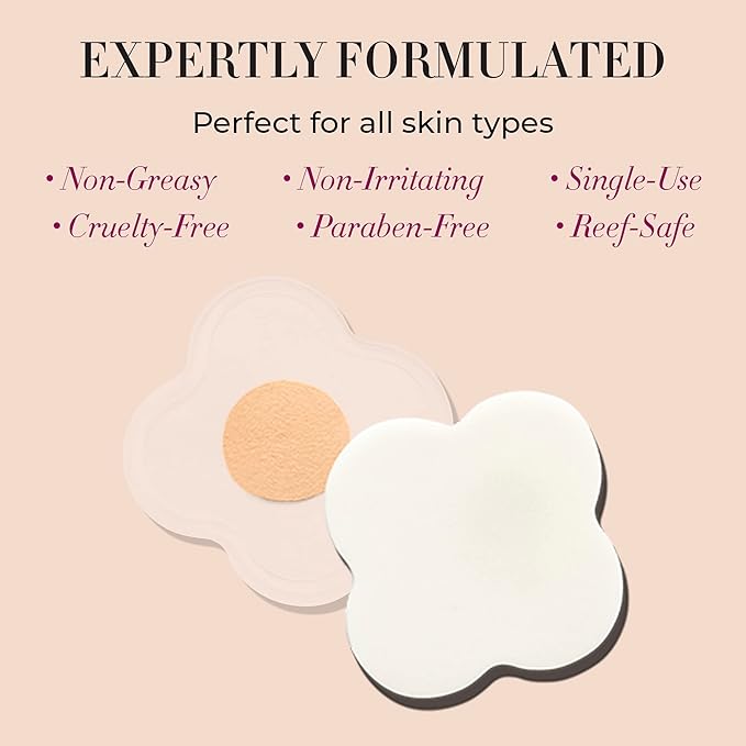 LUMINESS Sunscreen Setting Powder Packets, SPF 30, 18 Pack - UVA/UVB Broad Spectrum Protection - Non-Greasy & Non-Irritating for All Skin Types - Travel-Friendly Single-Use & Portable Packets
