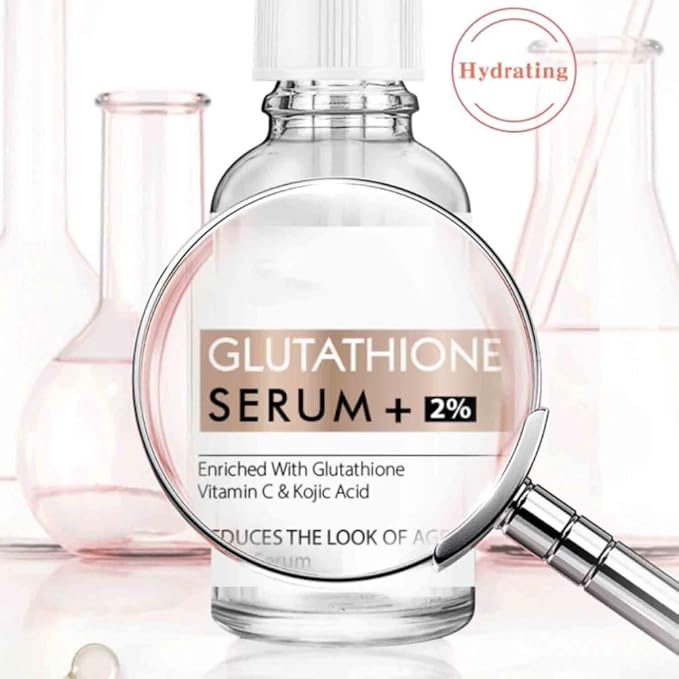 2PCS Glutathione Whitening Freckle Serum Remove Melasma Dark Spot Removal Gentle Brightening Moisturizing