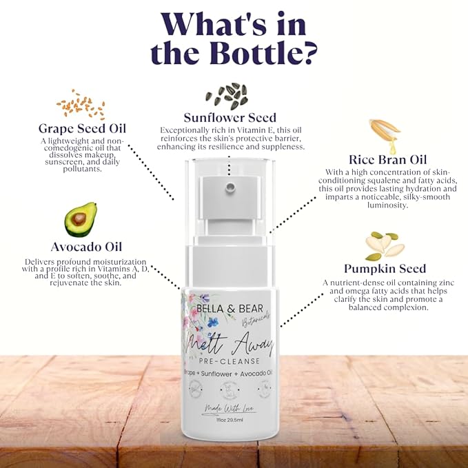 The Twilight Ritual Skincare Set - PM Routine for Repair, Hydration & Radiance - Pre-Cleanse, Smoothie Cleanser, Desert Defender Toner, Starry Night Serum, Glow-To-Bed Hydrator