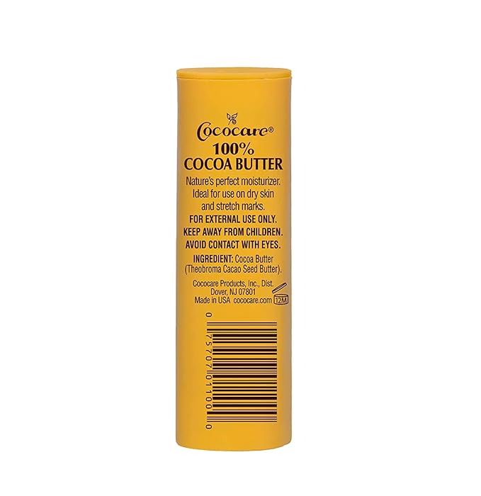Cococare 100% Cocoa Butter Stick, 1 oz, Pack of 4