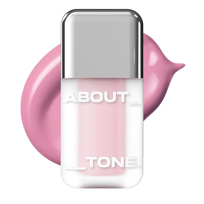 ABOUT TONE Skin Layer Fit Blusher – Semi Matte Cover Fit & Semi Glow Water Fit – High-Fitting Liquid Blush for Longwear Color, Intense Pigment, Smooth Adhesion – Korean Beauty (W02 MAUVE DAWN)
