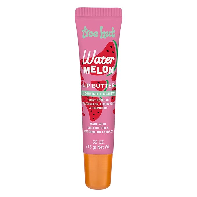 Tree Hut Watermelon Sugarlips Lip Butter, Easter Gifts for Women, Hydrating Lip Care to Lock in Moisture & Nourish Lips, Smooth & Soft Finish, 0.52 fl oz