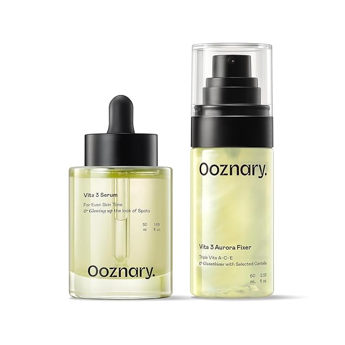 Vita 3 Serum + Toner Spray Set - Triple Vitamin Formula with Ceramide for Glow and Extra Hydration 3.71 fl oz l 110ml