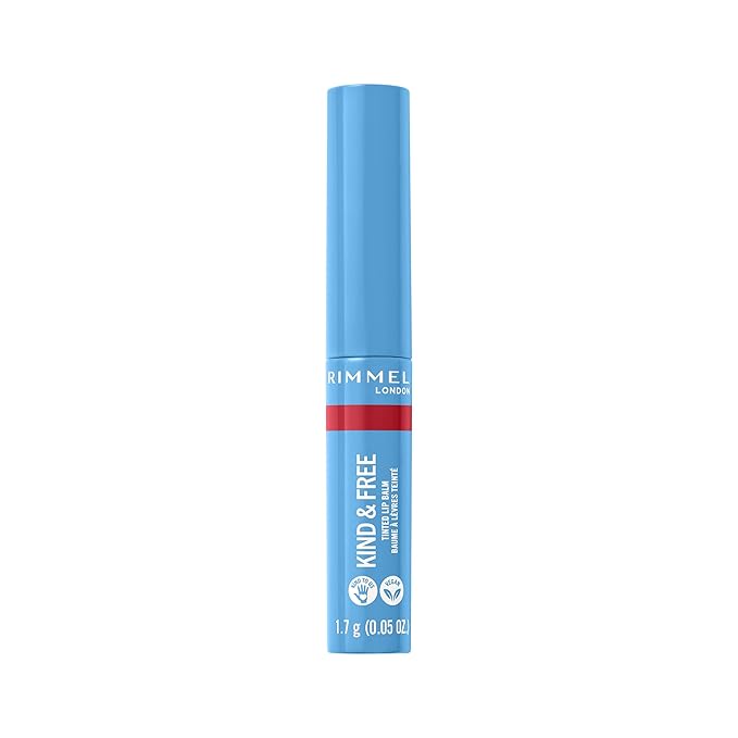 Rimmel Kind & Free Tinted Lip Balm, 005 Turbo Red, 4g
