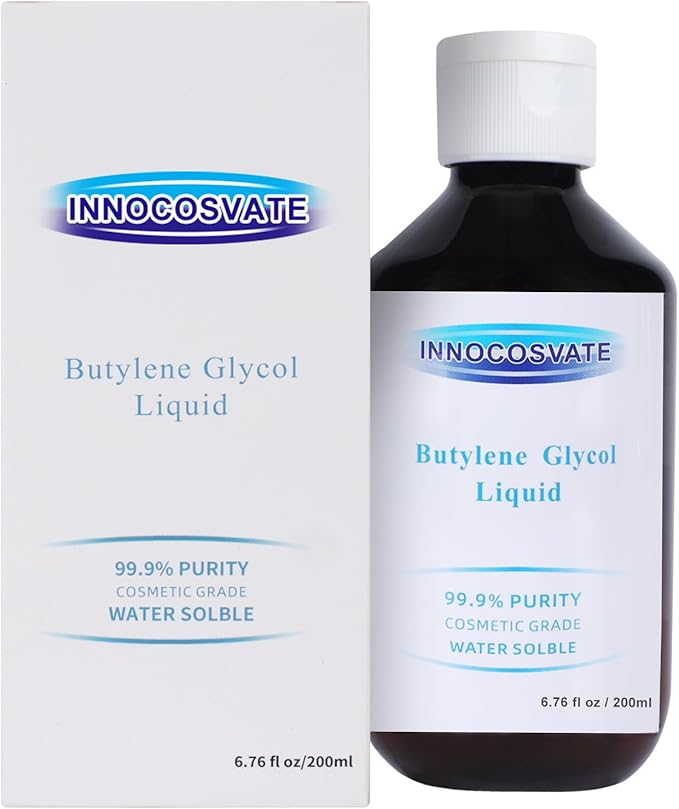 Butylene Glycol (200 ml) - 99.9% Pure Cosmetic Grade, Skin Care Formula Humectant & Solvent